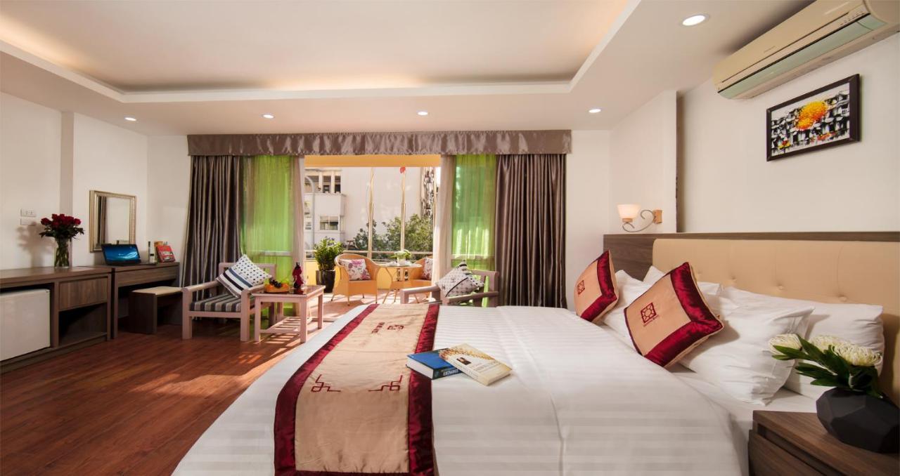 Van Mieu Hotel Hanoi Buitenkant foto