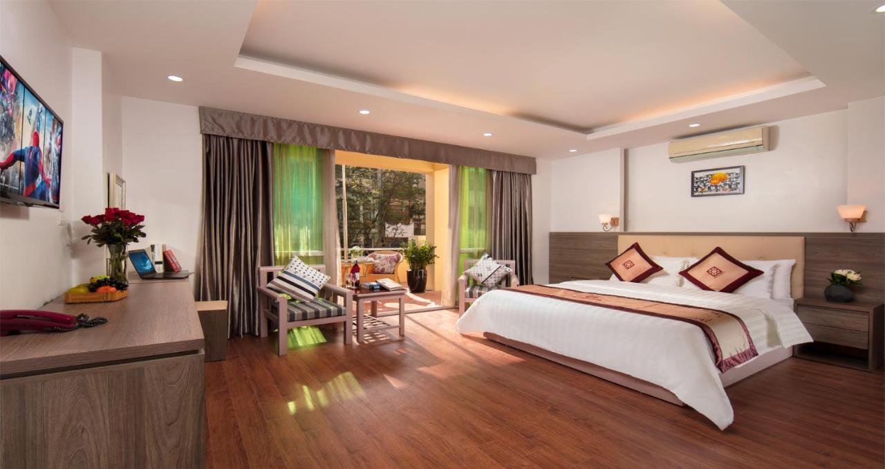 Van Mieu Hotel Hanoi Buitenkant foto